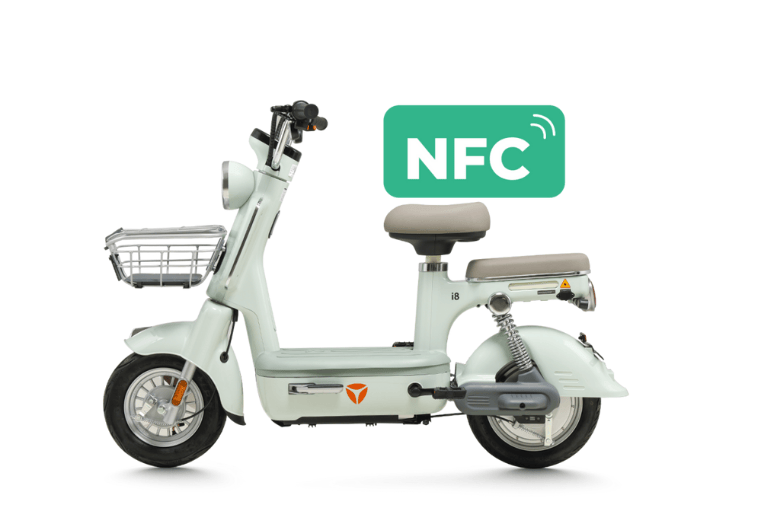 xe đạp điện yadea i8 khóa xe tiện lợi