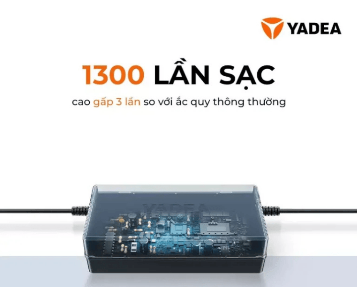 Ắc quy 48V 12Ah sạc xe điện yadea bao lâu thì đầy