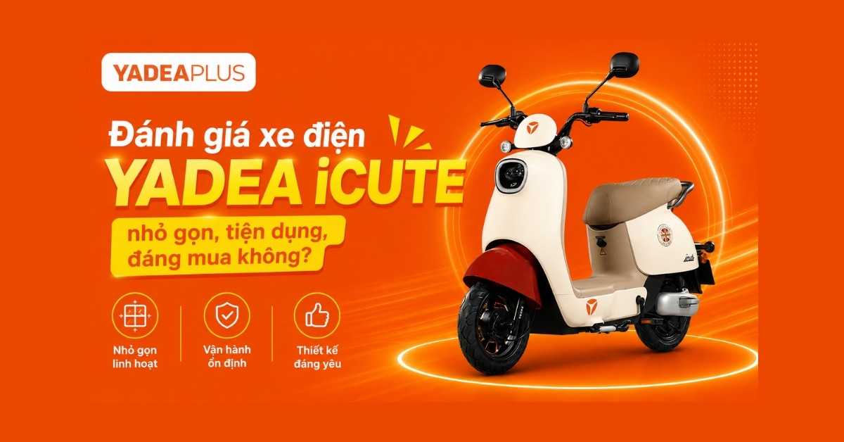 đánh giá xe điện Yadea iCute