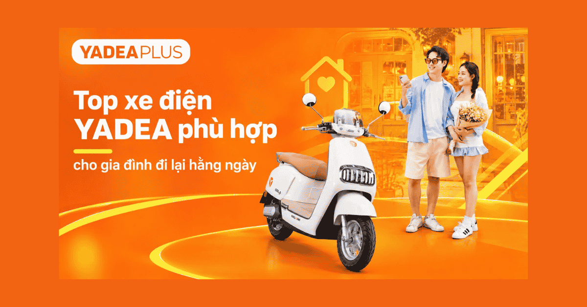 xe điện YADEA phù hợp cho gia đình